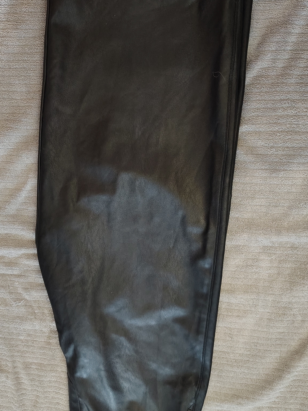 Women's Black Vegan Leather Pants